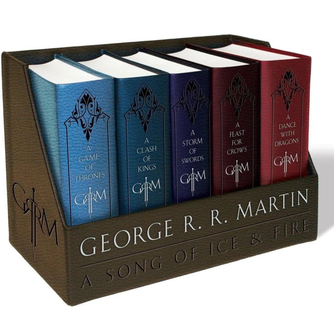 Game of thrones leather bound box set