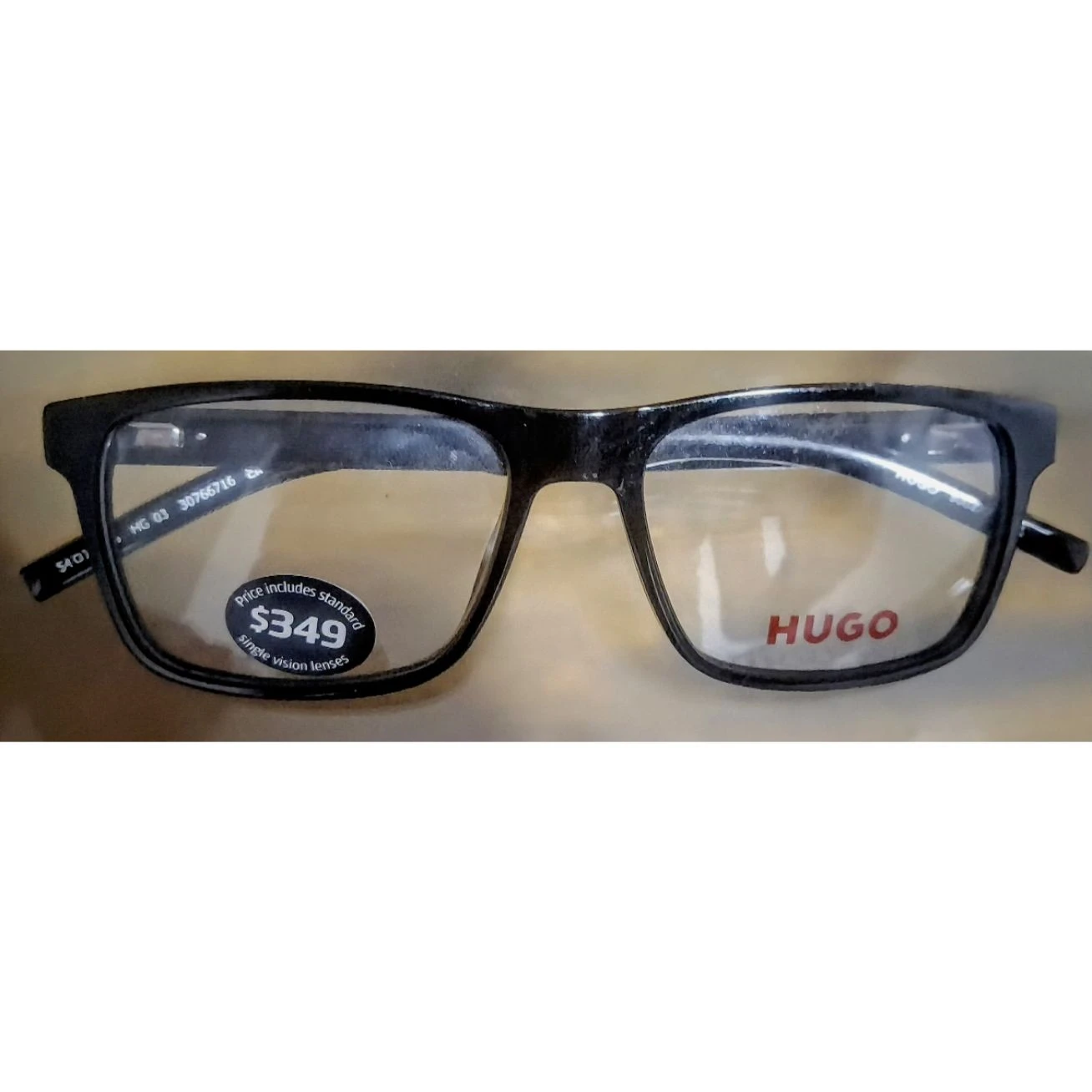 ✨NWT HUGO BOSS Men’s Optical Frames HG 33  - Black/Gray✨ - photo 2