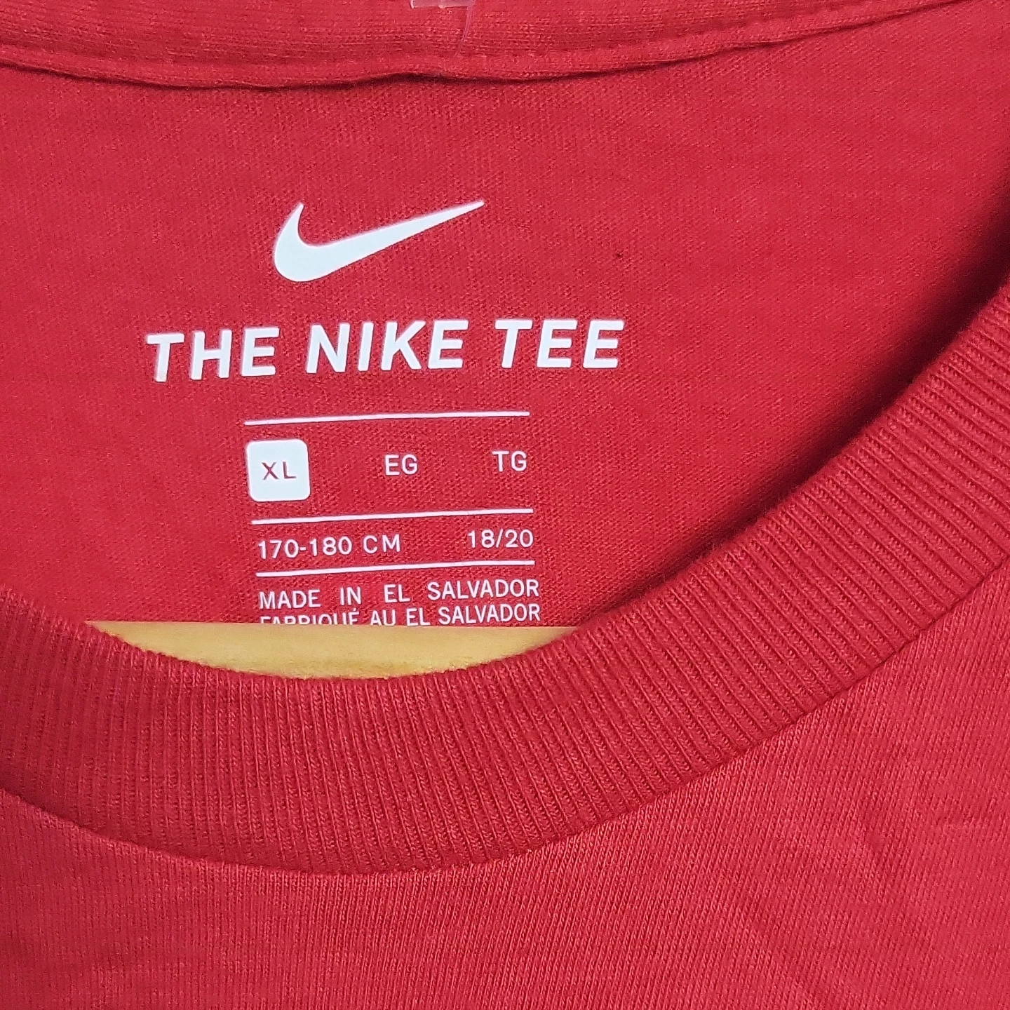 Nike Red Canada "The Nike Tee" XL T-Shirt - photo 4