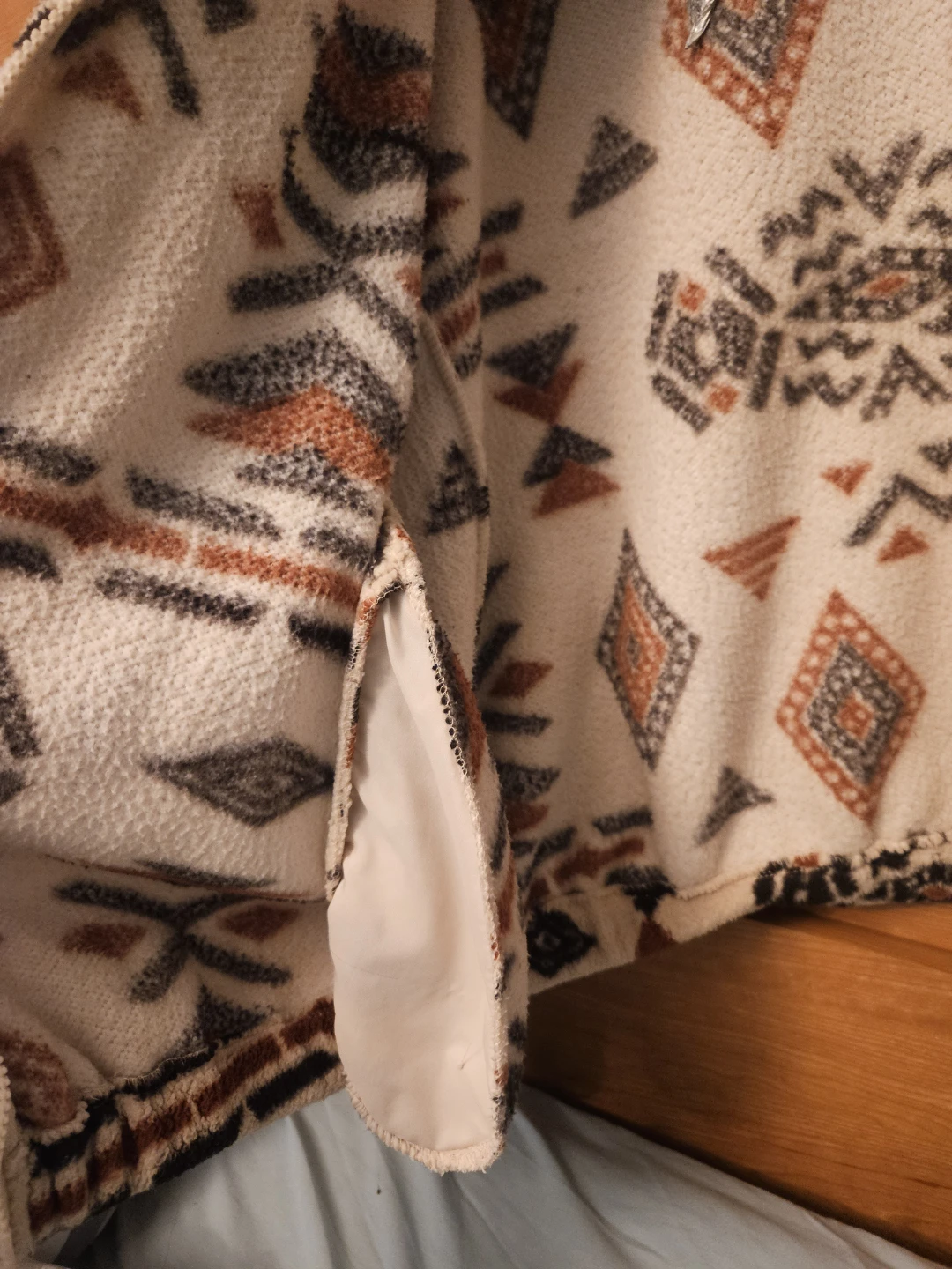 Tribal Print Fleece Jacket - photo 3
