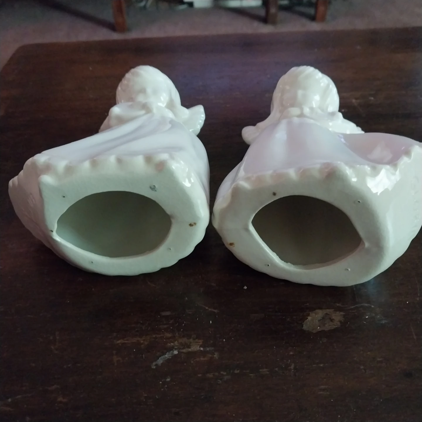 By Gloria White Ceramic Angel Figurine Set - photo 3