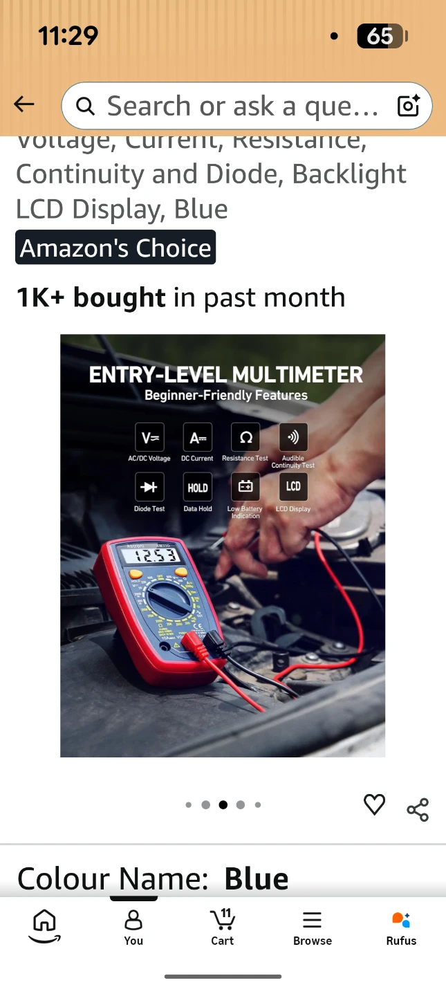 Brand new AstroAI AM33D Digital Multimeter - photo 2