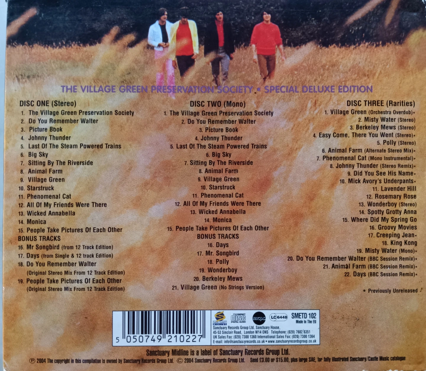 The Kinks Are The Village Green Preservation Society (3-CD Set) - photo 2