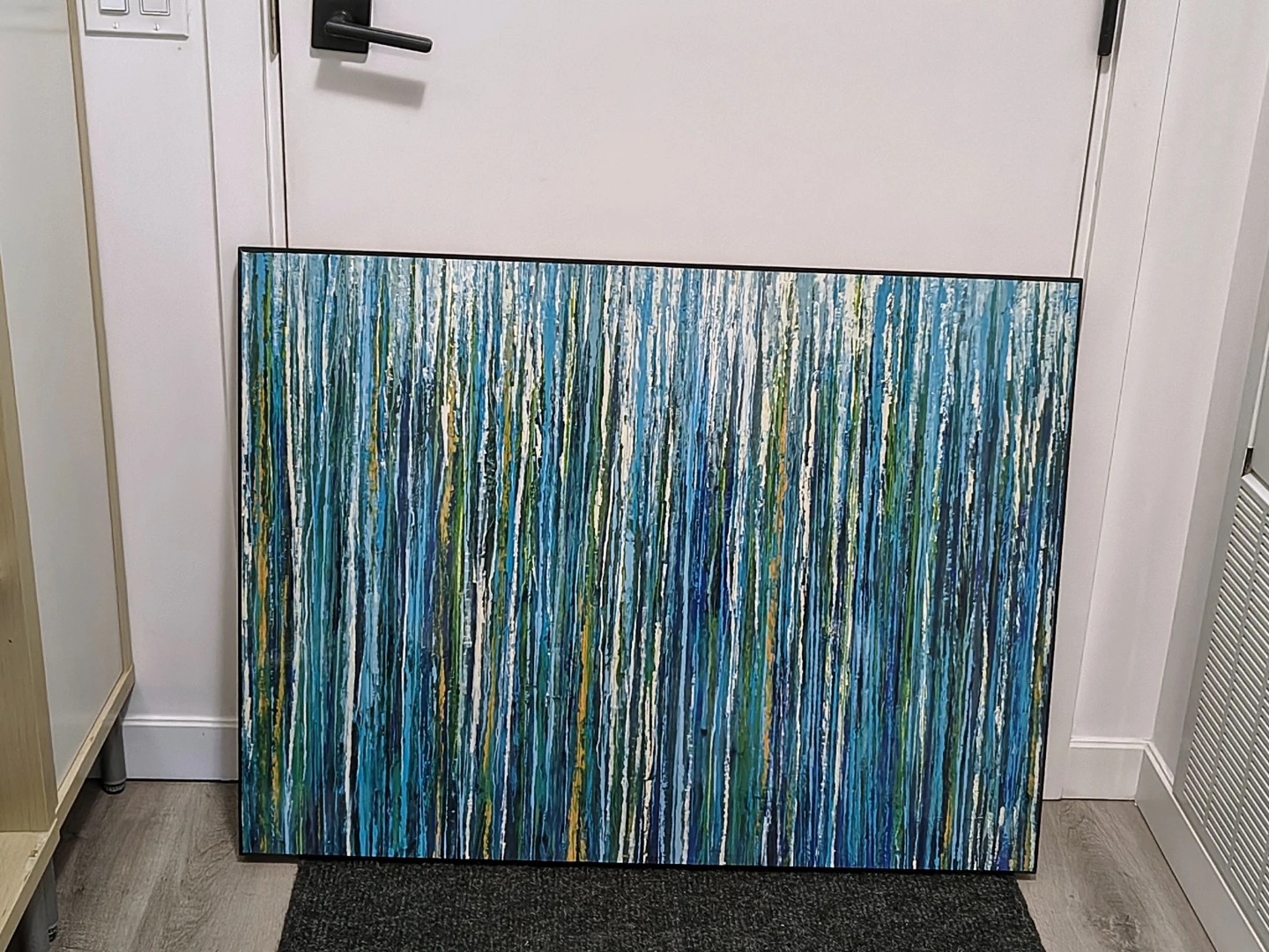 Greencicles" by Liz Jardine Canvas Wall Art 40" X 30"
