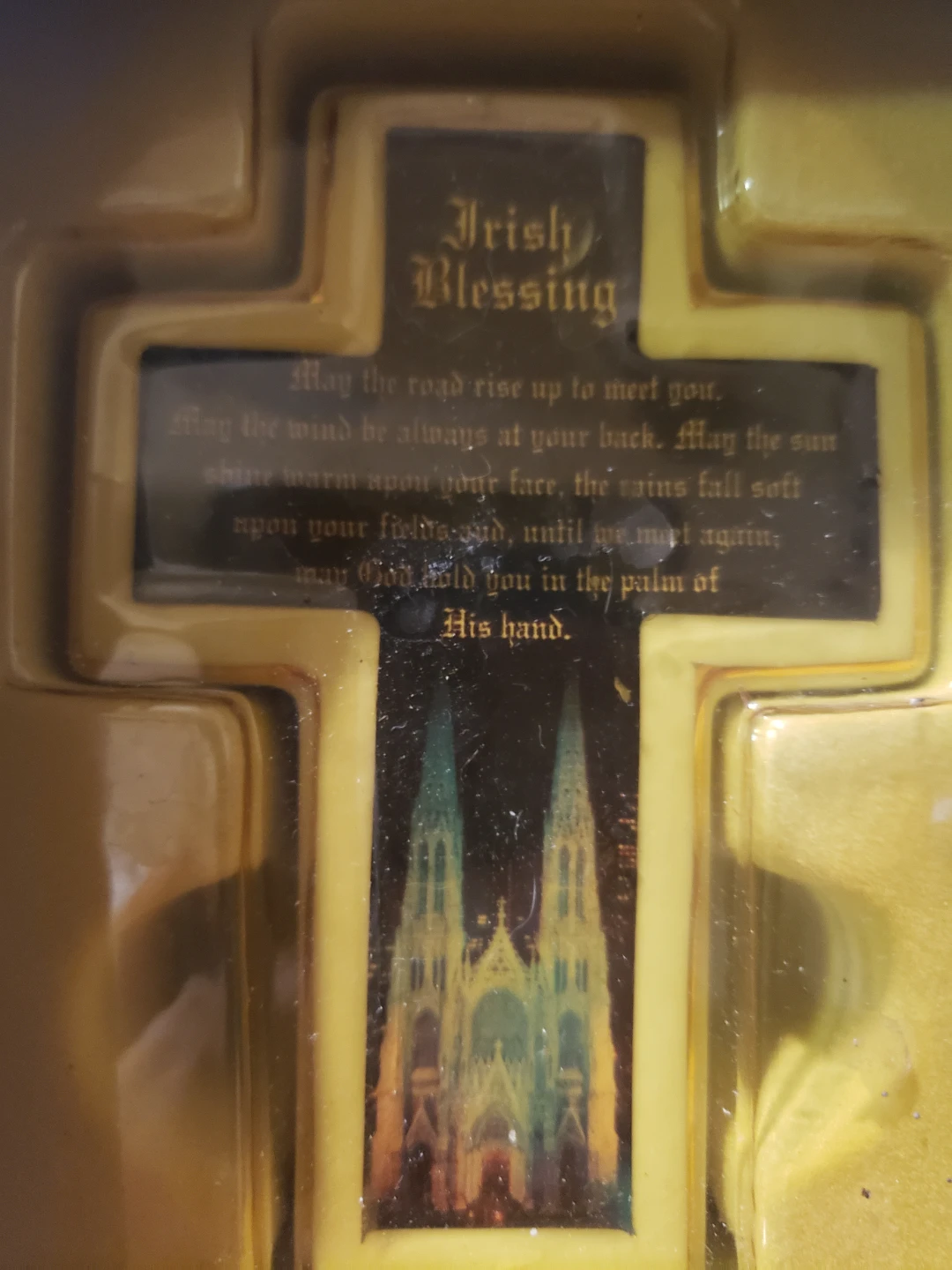 Irish Blessing Cross Figurine - photo 2