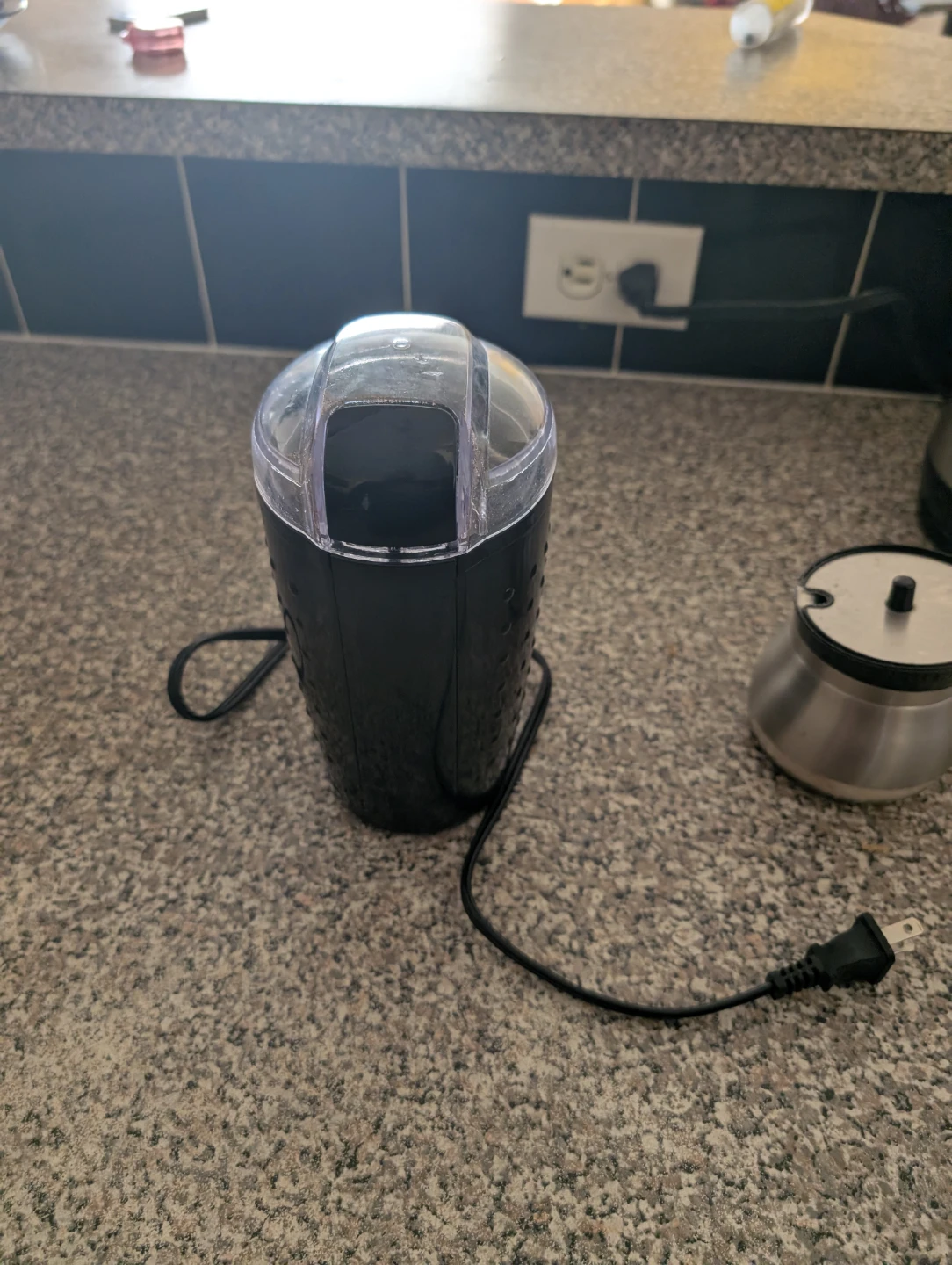 Black Electric Coffee Grinder - photo 3