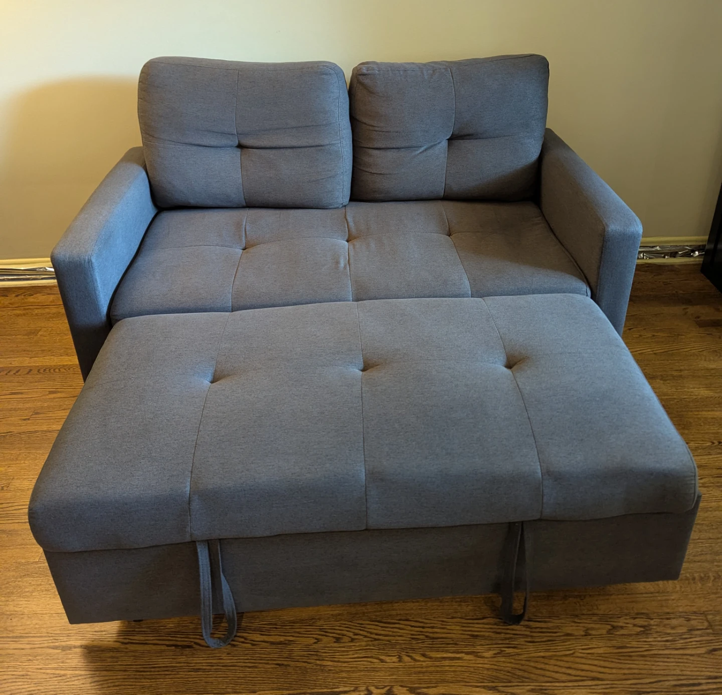 Grey Loveseat Sofa Bed - photo 3