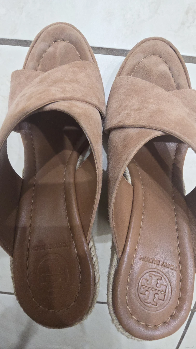 Original Tory Burch Espadrille Wedge Sandals size 5 - photo 4