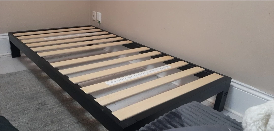 Twin Bed Frame - Black - photo 2