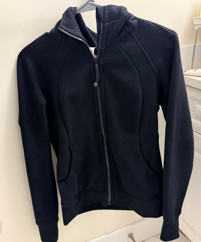 Lululemon Black Zip-Up Hoodie