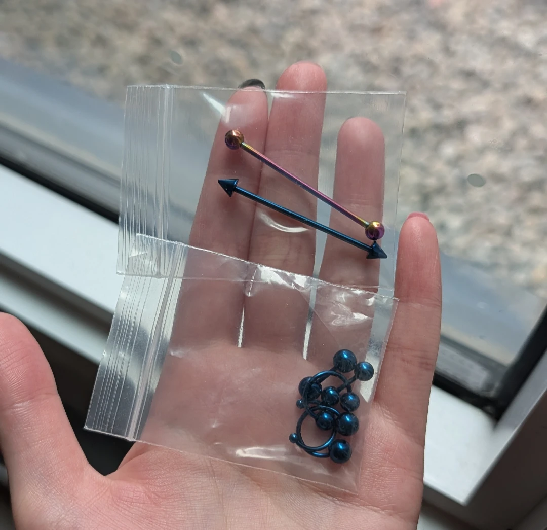 Industrial and other piercings bundle