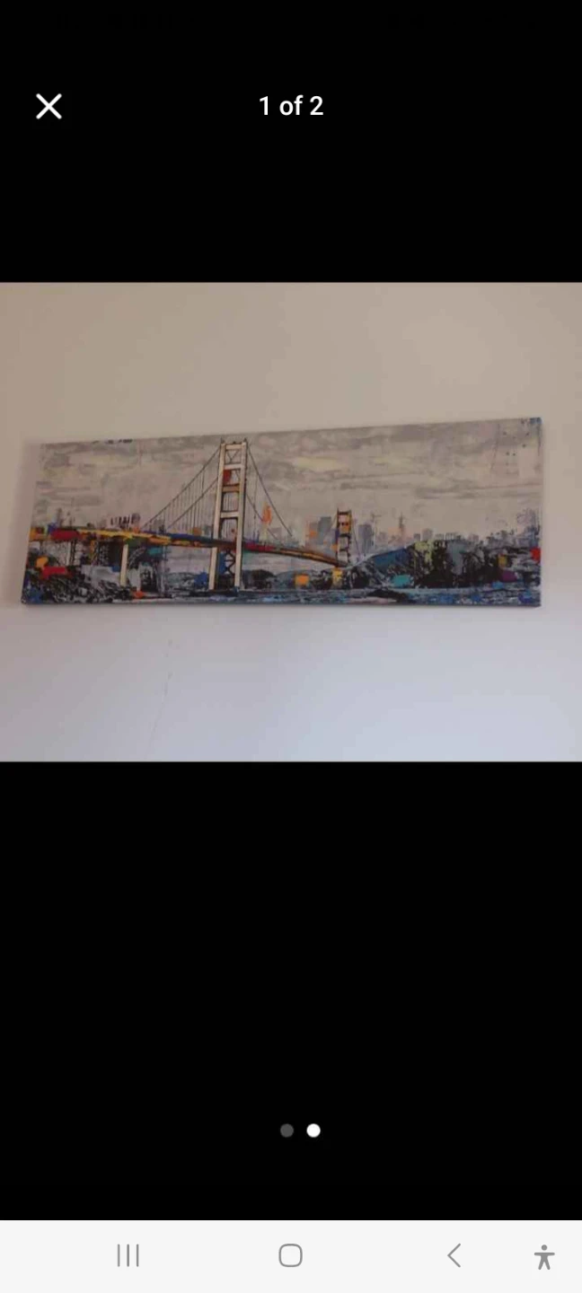 Canvas Wall Art - Golden Gate Bridge