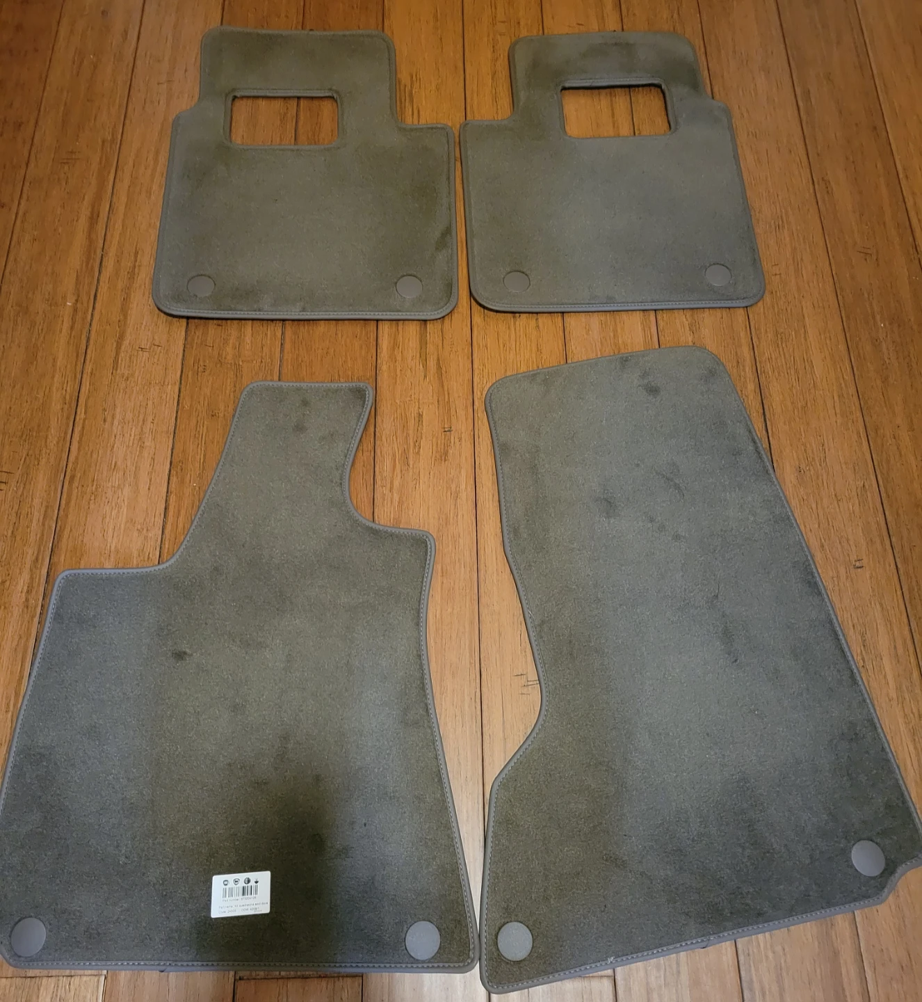 14-24 Maserati Quattroporte M156 SQ4 Floor Mats Set Brown OEM
