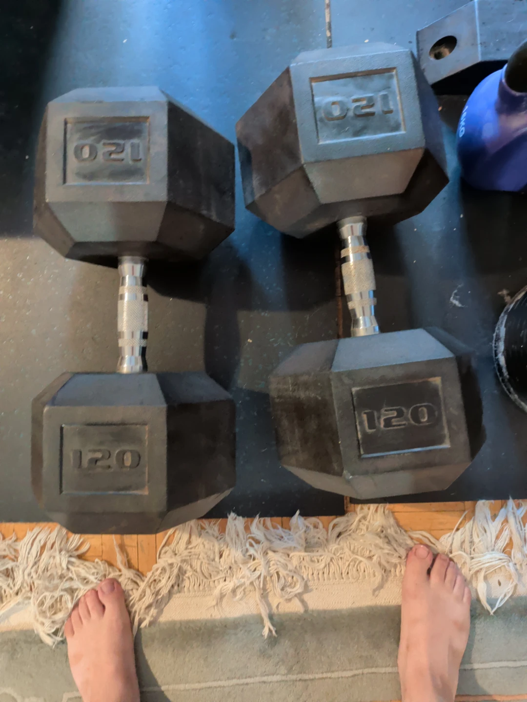 120lb dumbbells