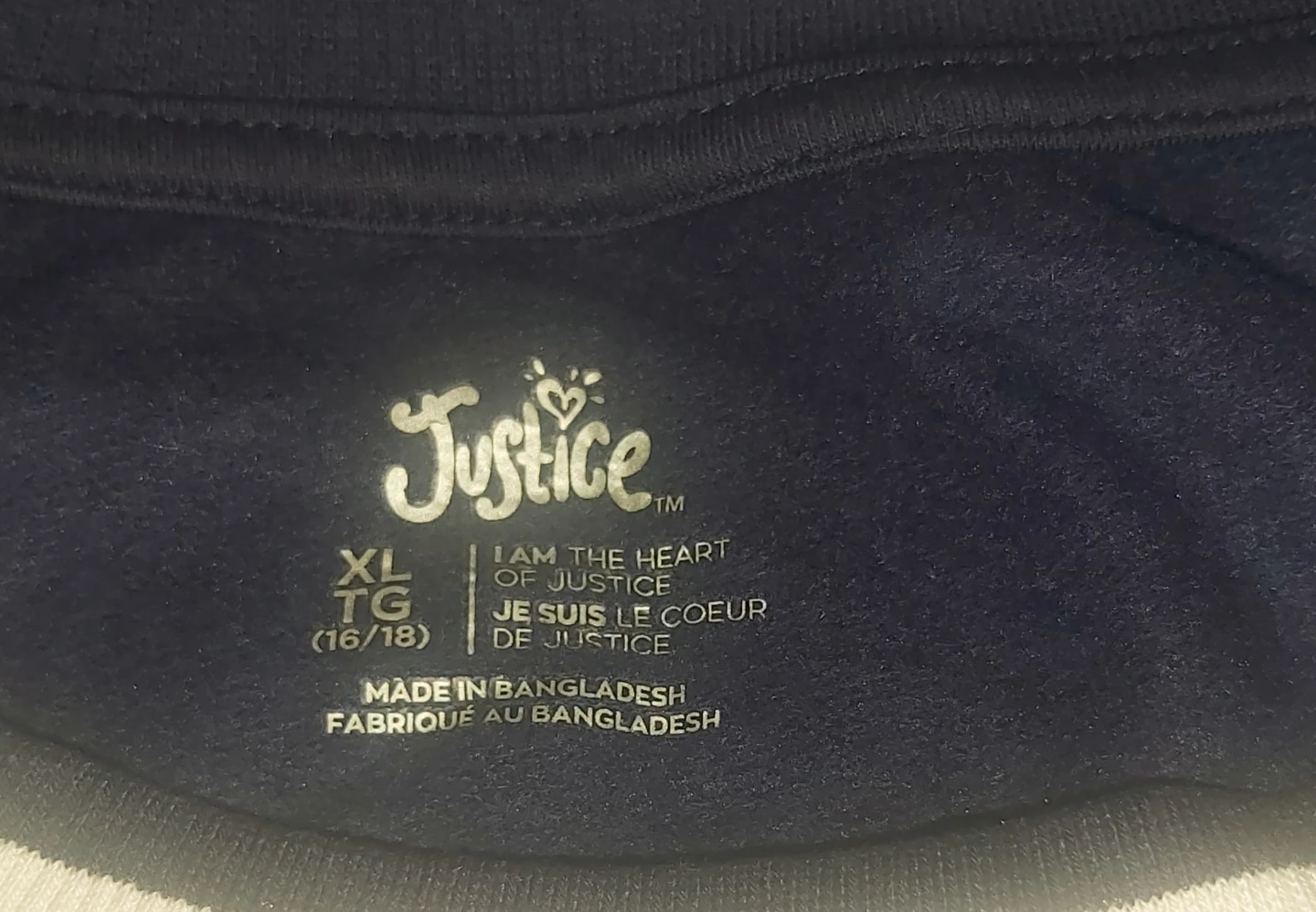 Justice Athletic Club Navy Long Sleeve Top - photo 2