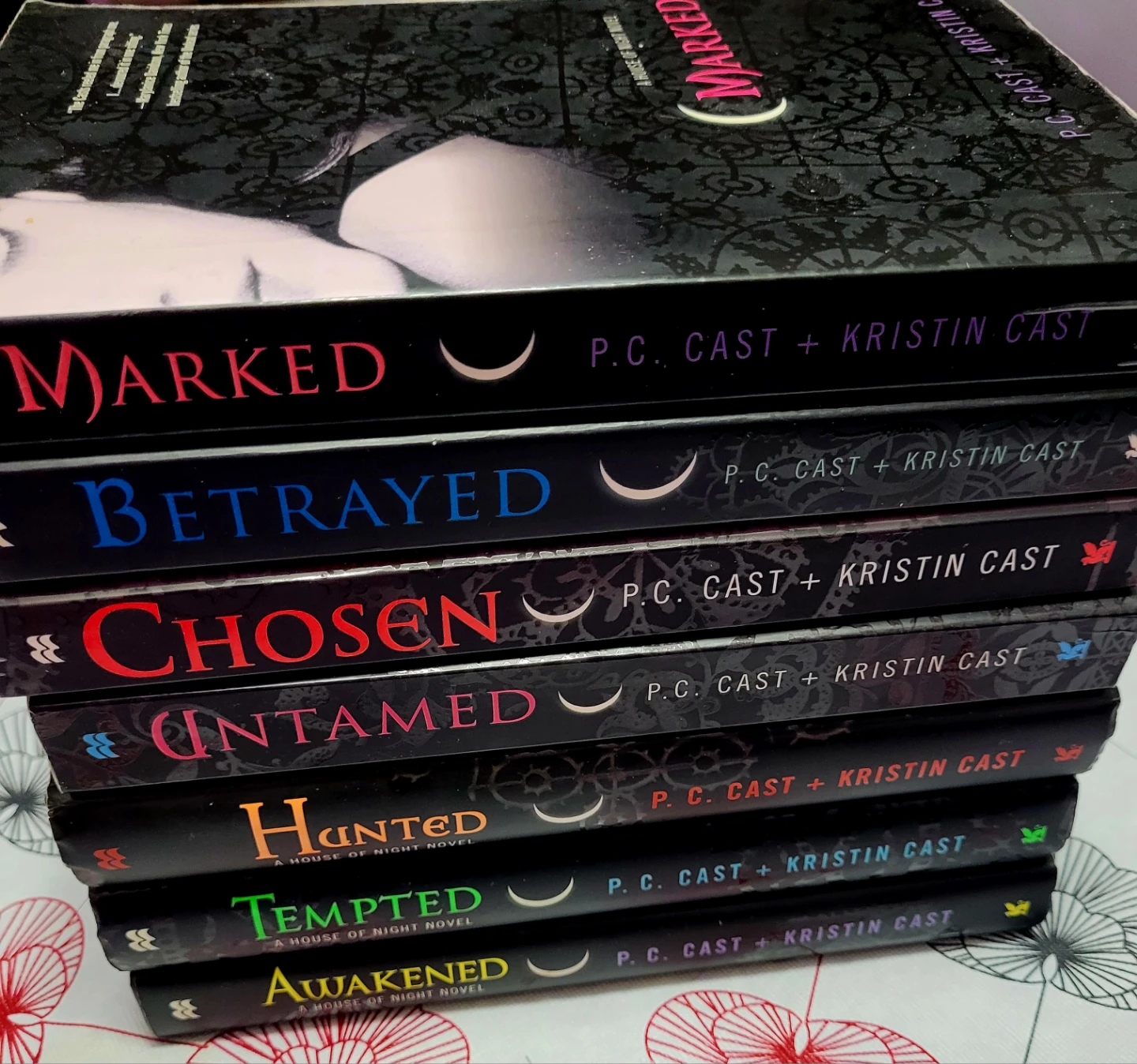 P.C. Cast & Kristin Cast House of Night Novels (7 Books) - photo 2