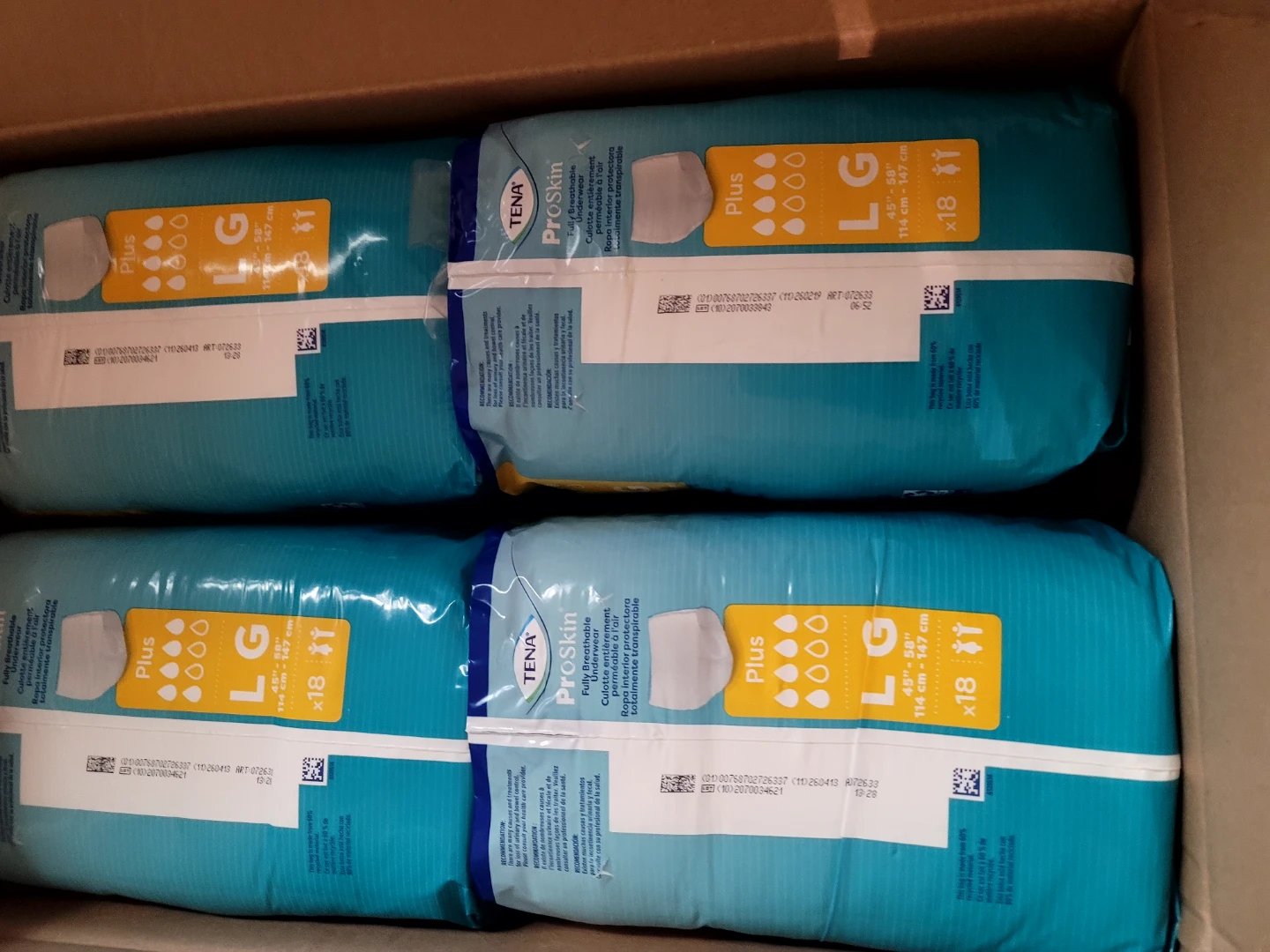 TENA ProSkin Fully Breathable Underwear, Size LG, 18 Count - photo 3