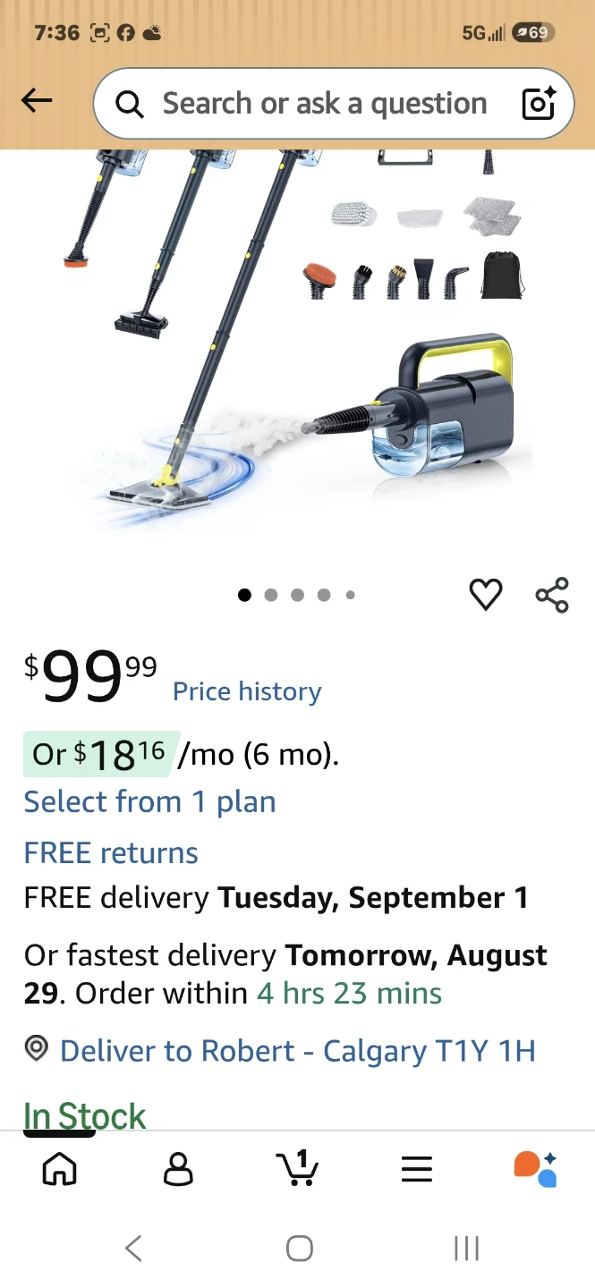 Scrub Wiz Steam Mop and Handheld Steamer 10-in-1 - photo 5