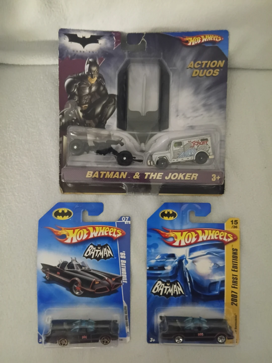 Hot Wheels Batman & The Joker Action Duos bundle