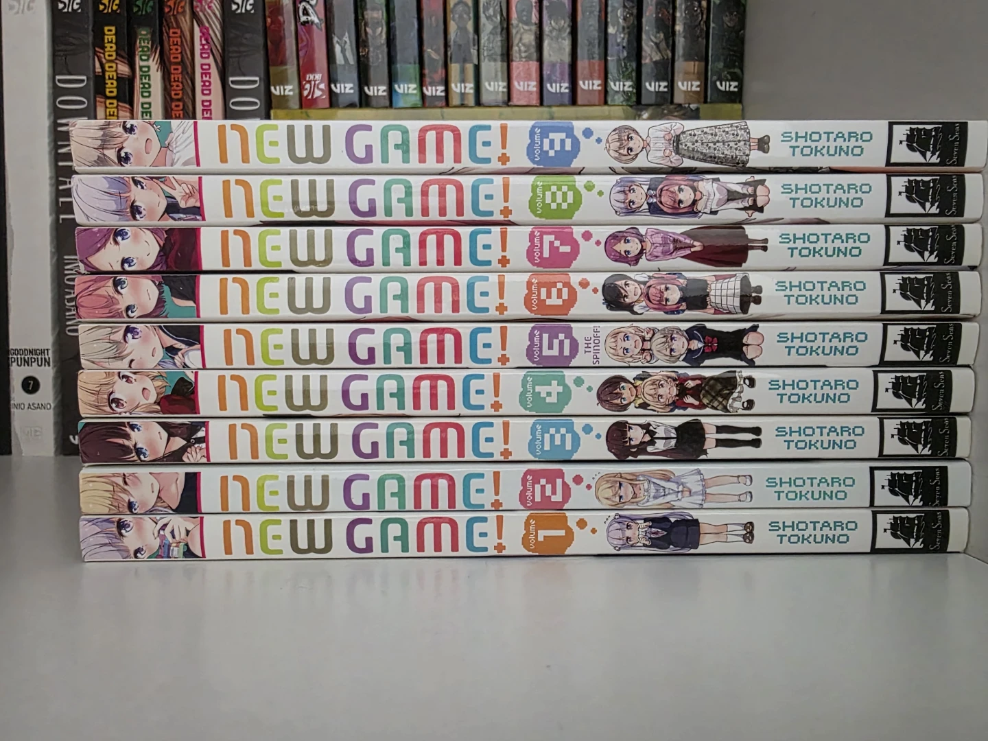 New Game! Manga Volumes 1-9 - photo 2