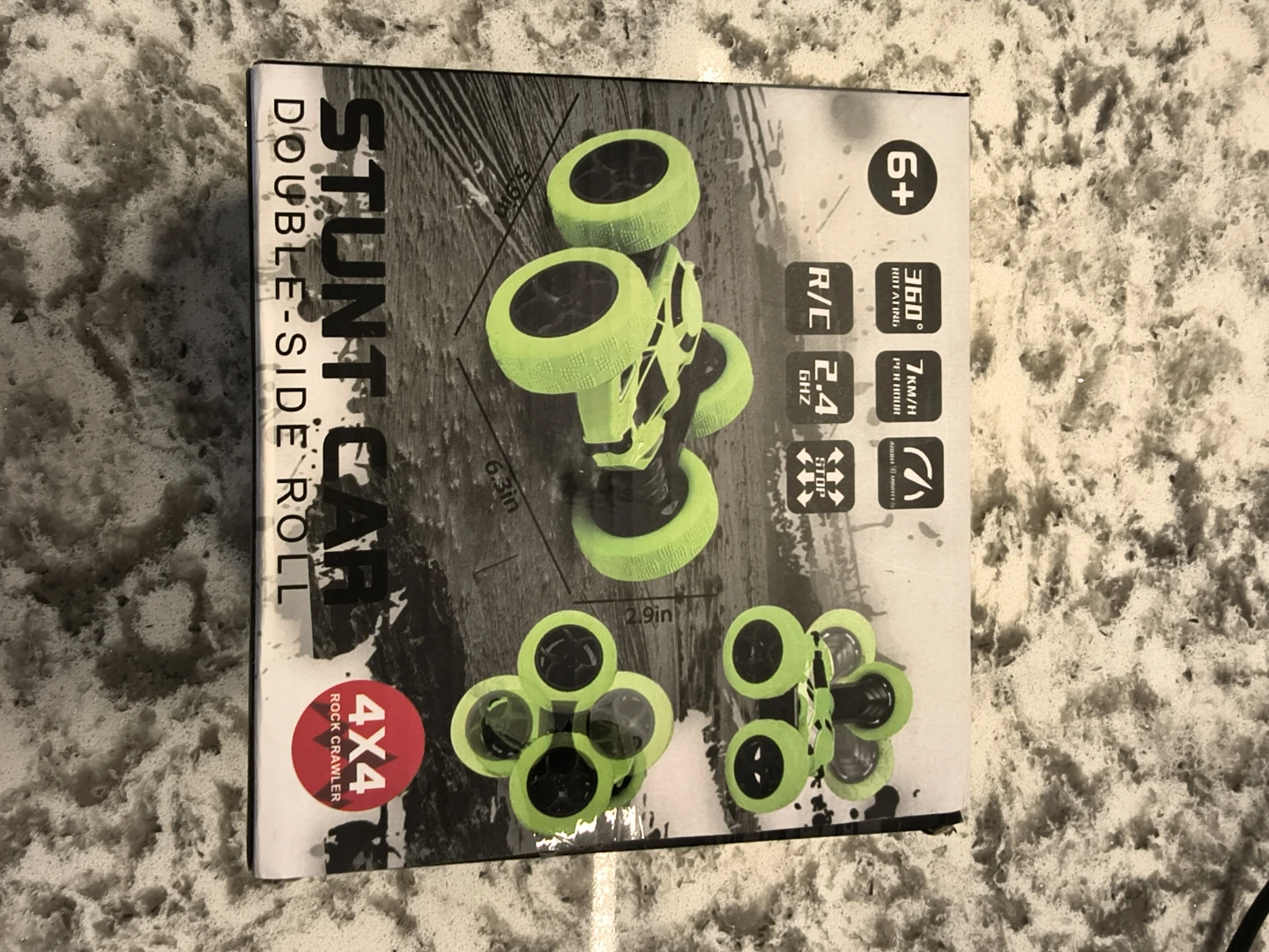 Double-Side Roll Stunt Car Remote Control Toy