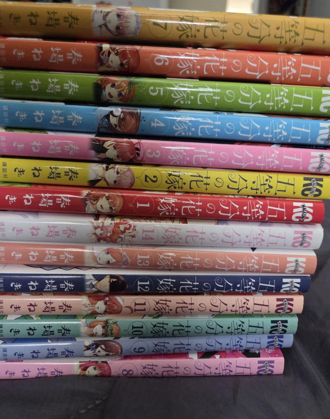 Japanese Quintessential Quintuplets Manga Set (Volumes 1-14) - photo 4