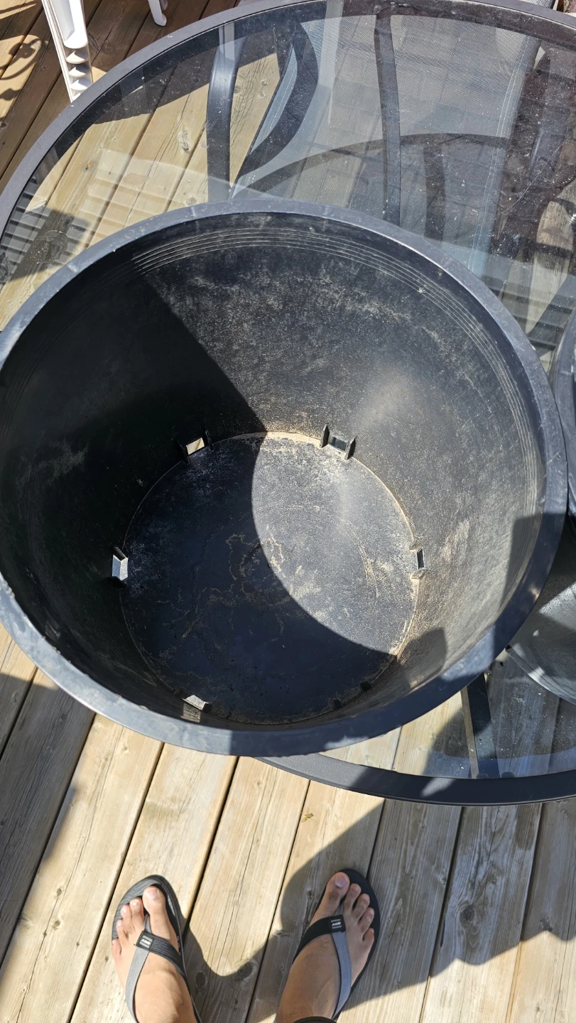 Set of 8 Black Plastic Garden Nursery Pots - photo 3