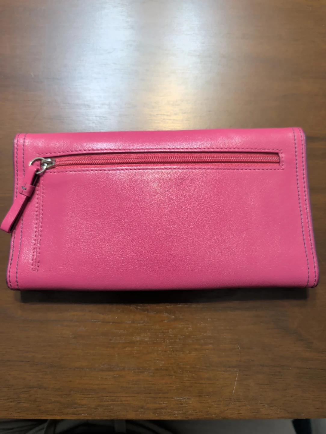 COACH Pink Leather Trifold Wallet - photo 2