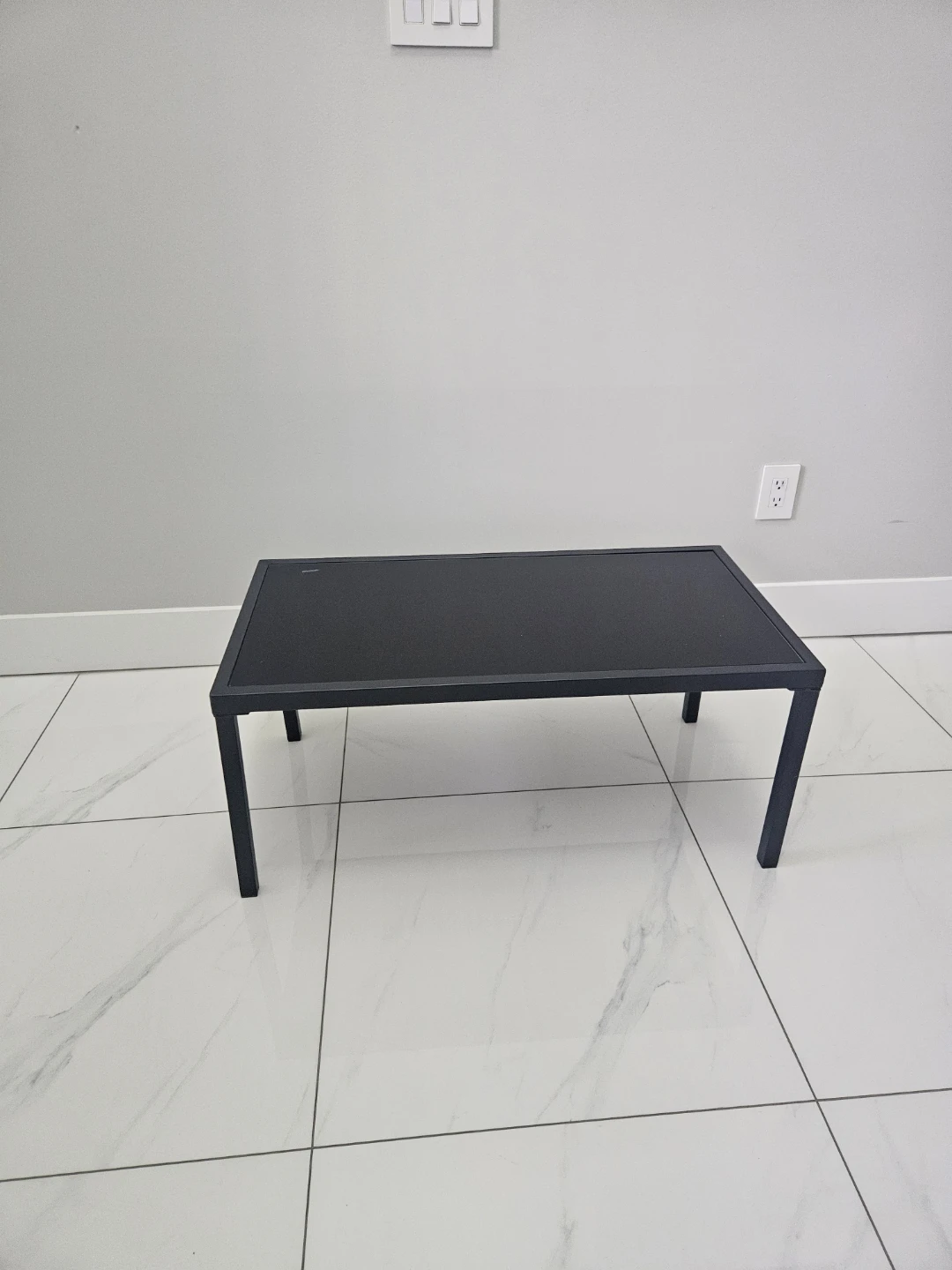 Black Rectangular Coffee Table