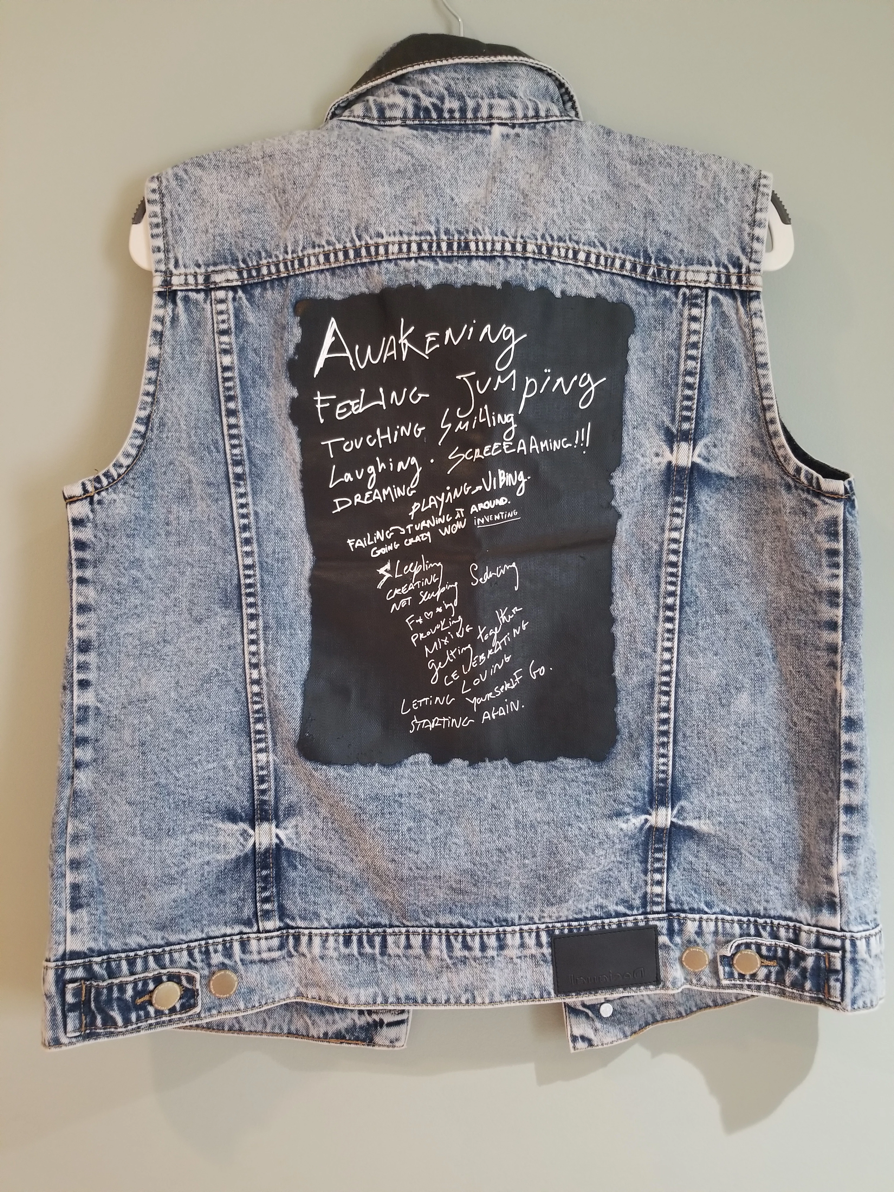 Desigual BWT unique Jean jacket vest - photo 2