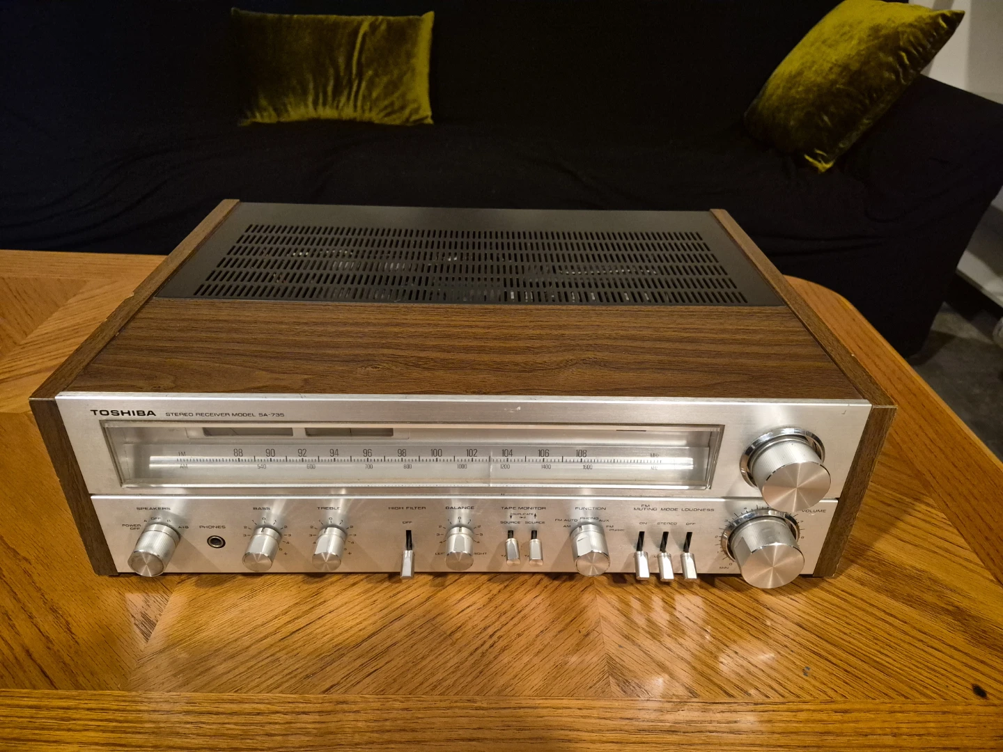 Toshiba Stereo Receiver Model SA-735 - photo 2