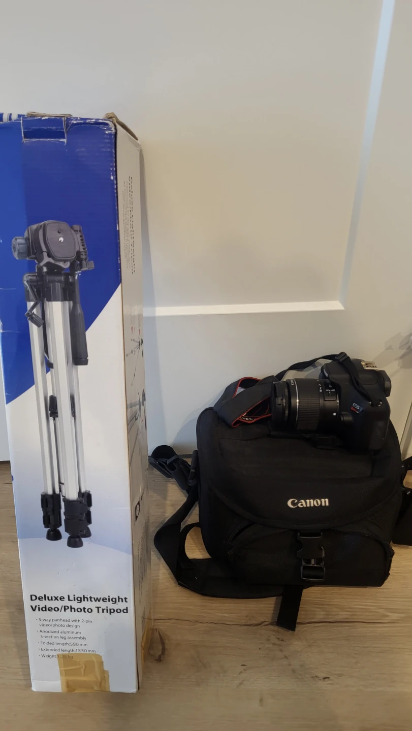 Canon EOS Rebel T6 Camera with Bag & Tripod - photo 5