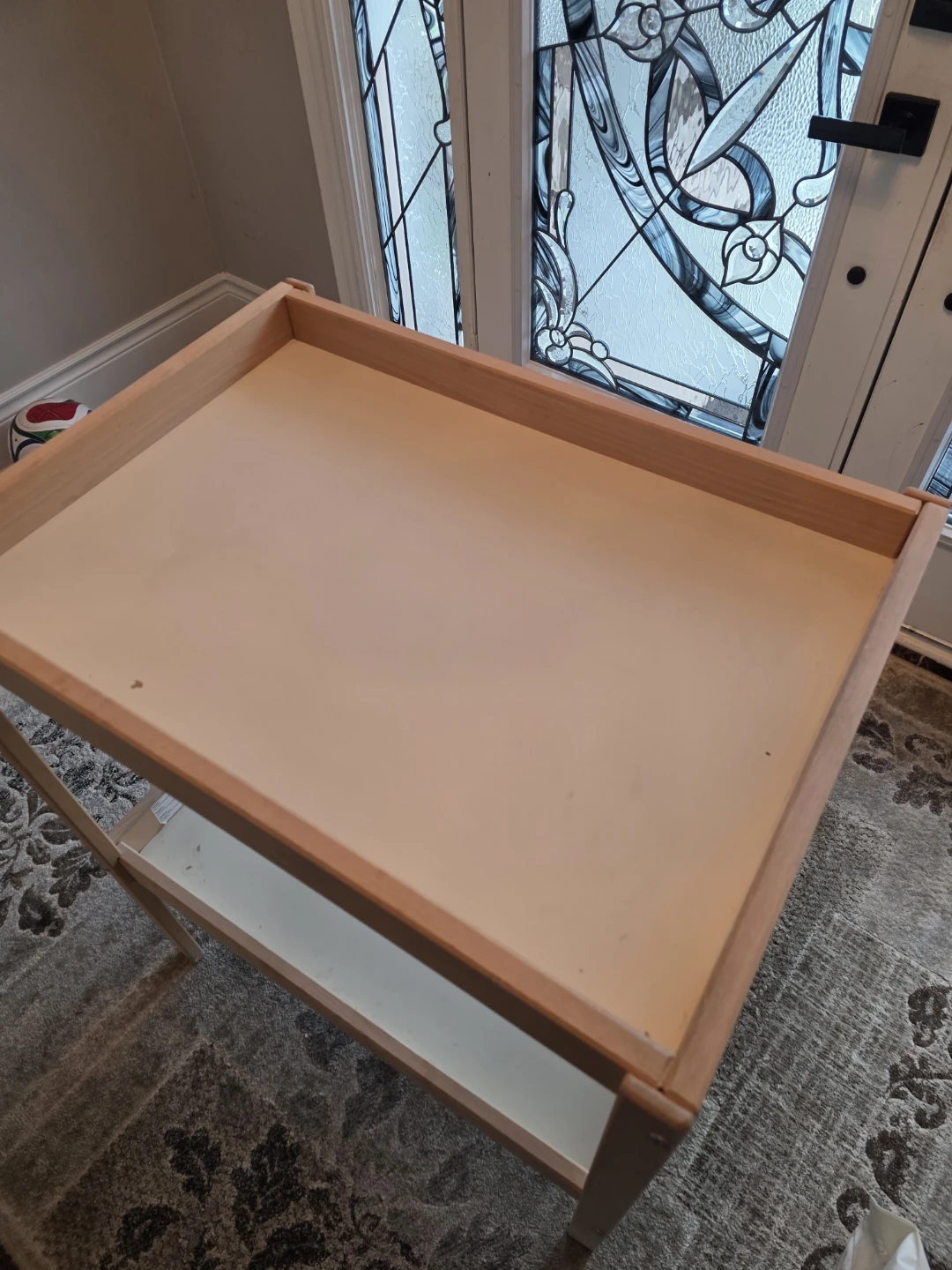 Wooden Baby Changing Table with Pad - photo 2