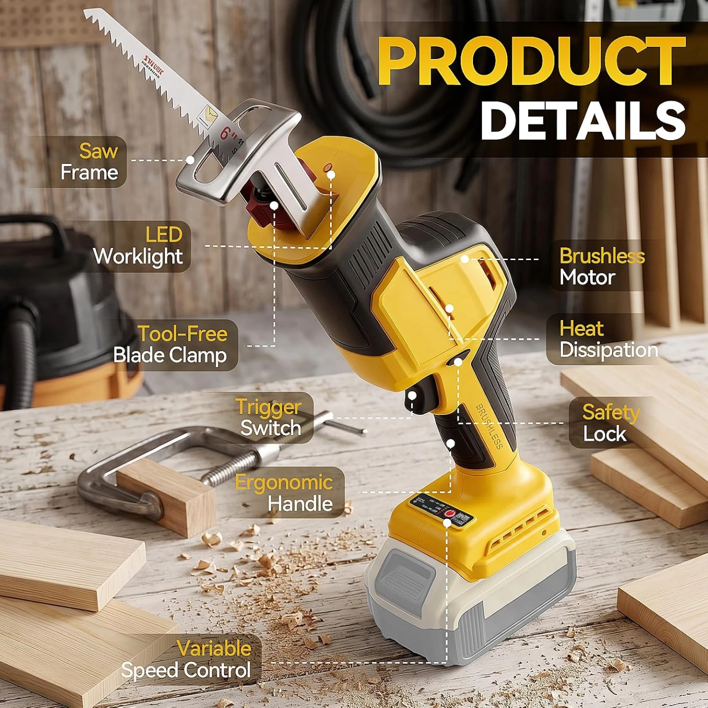Cordless Reciprocating Saw - photo 3
