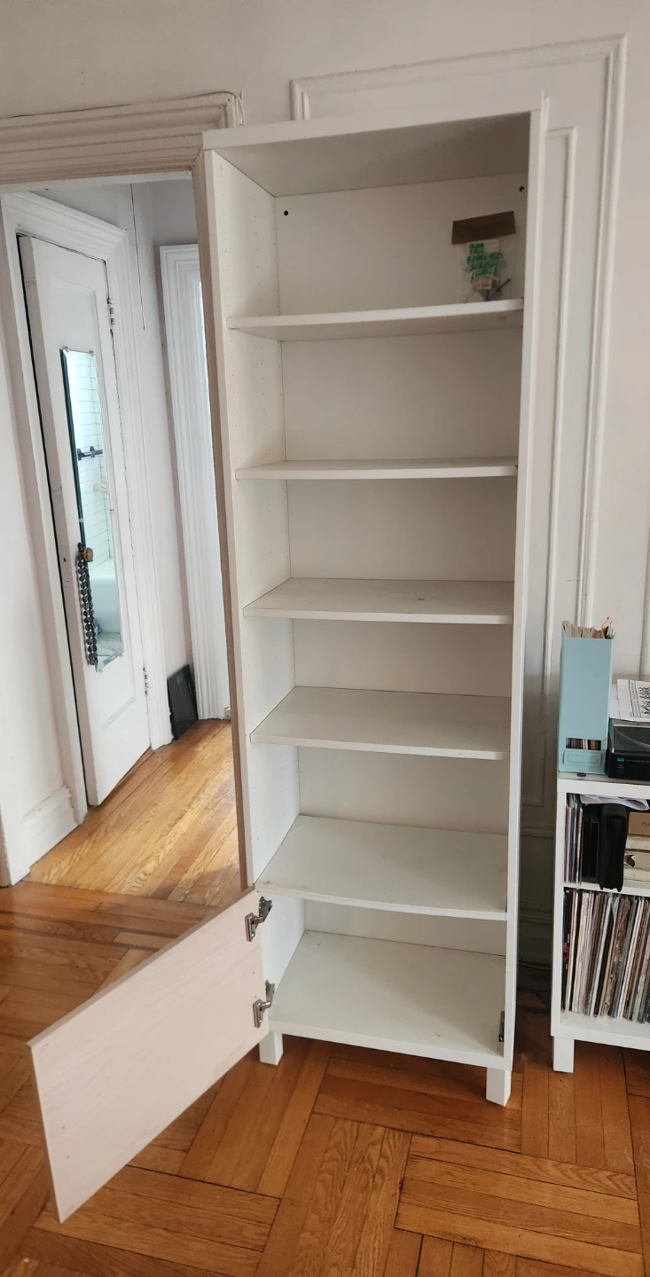 Ikea Besta tall bookcase with cabinet