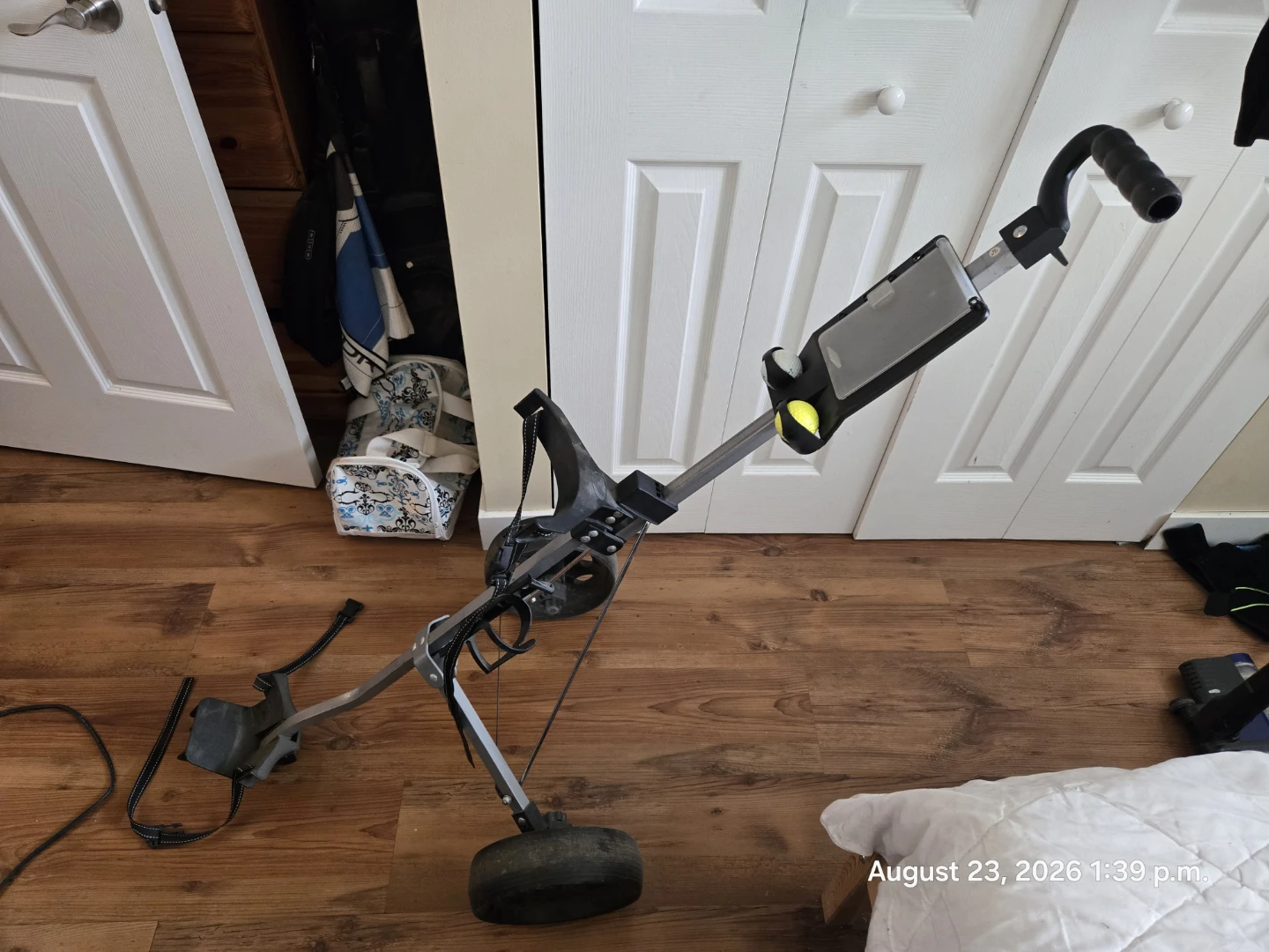 Golf Pull Cart with Bag Holder