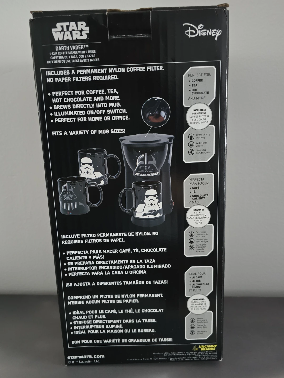 * BRAND NEW *  Star Wars  1-Cup Coffee Maker - photo 2