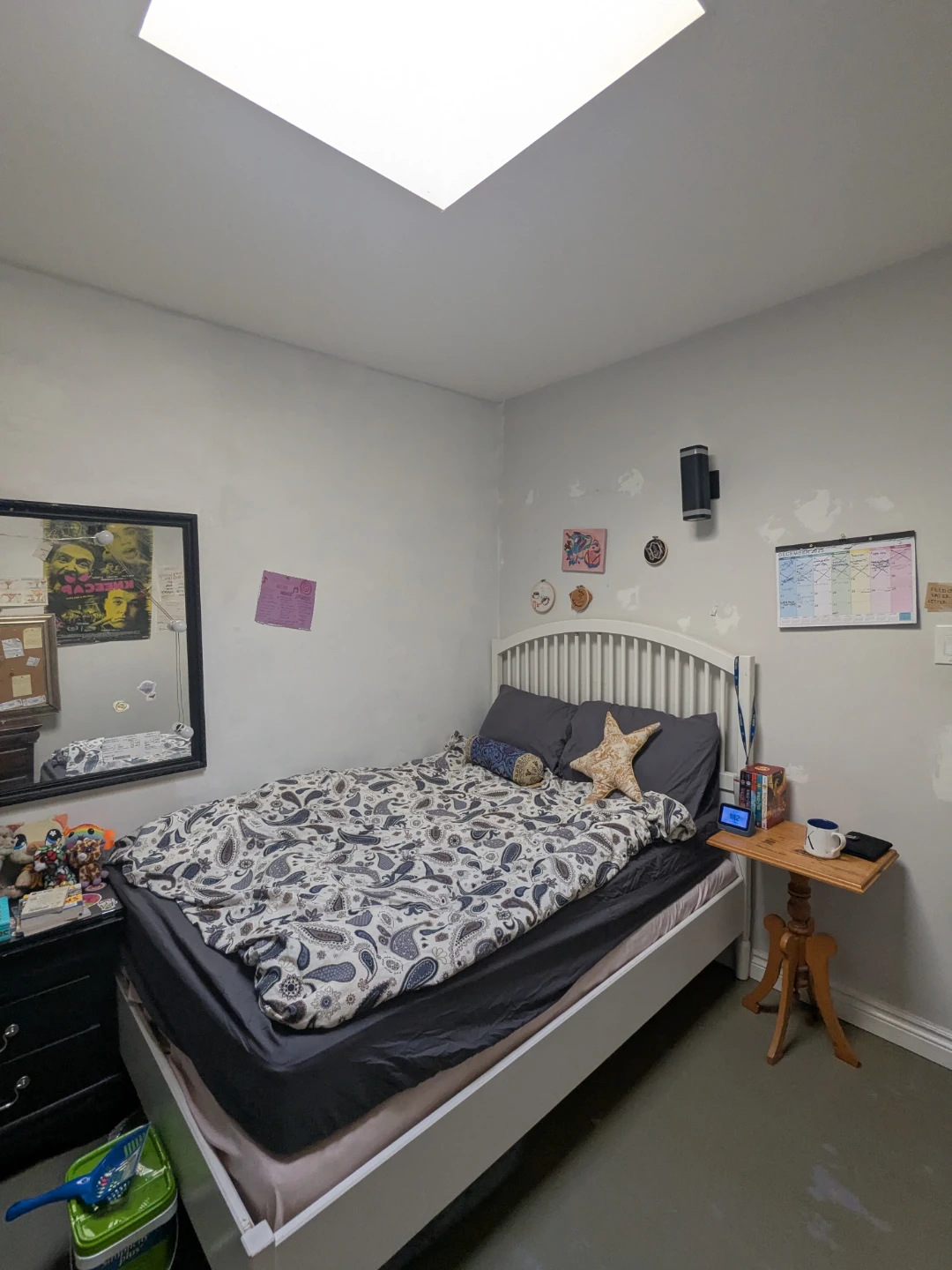 Ikea Queen bed and frame.