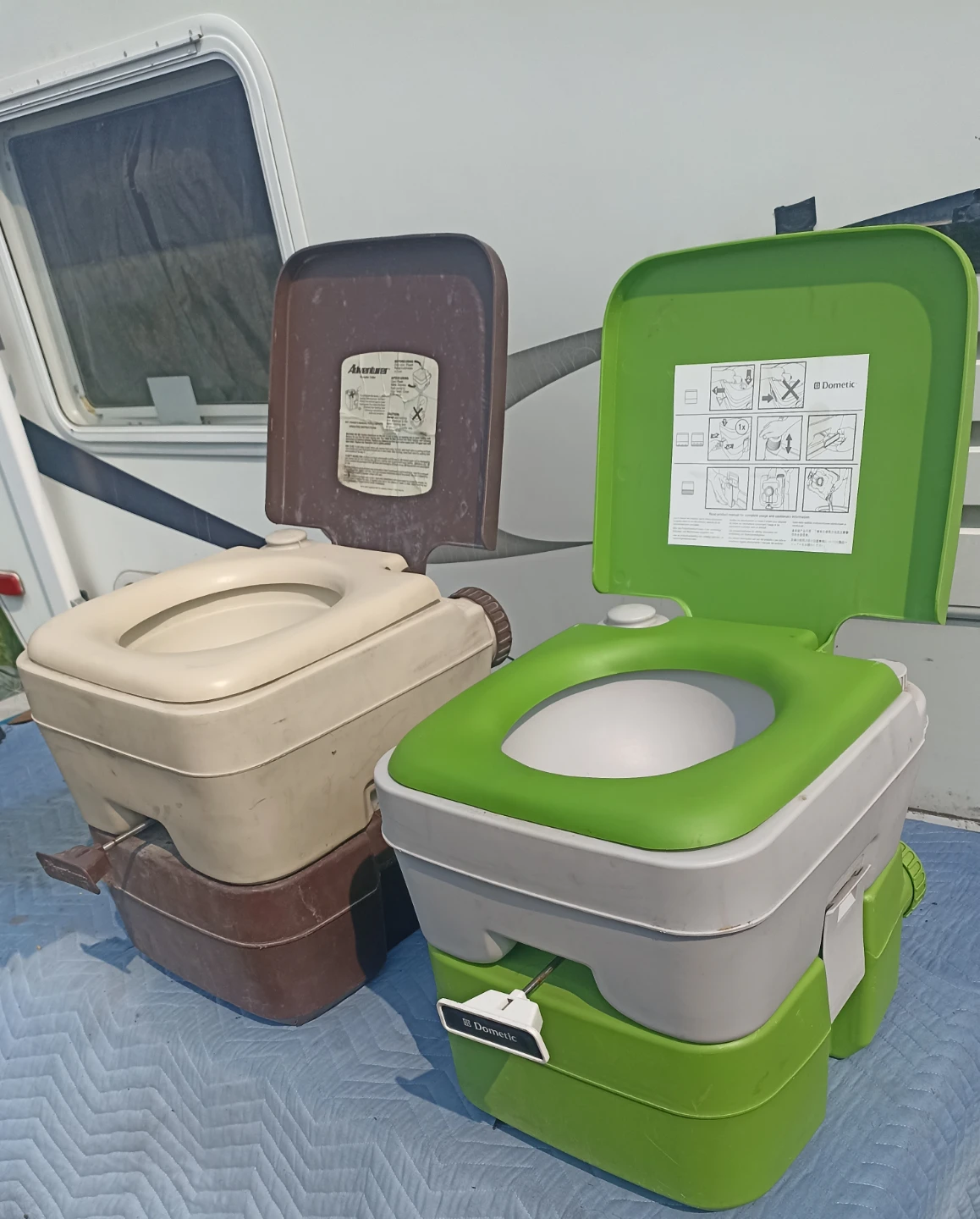 Portapotty. In good shape. Two of them. Fifty each one.