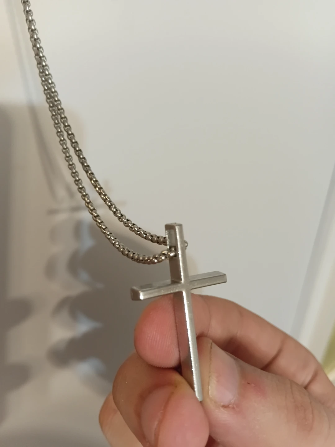 Silver Cross Necklace