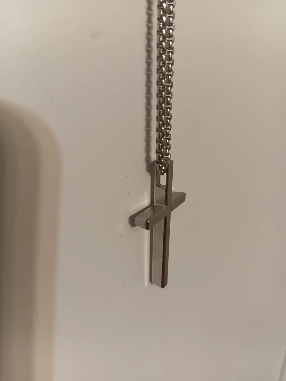 Silver Cross Necklace - photo 2