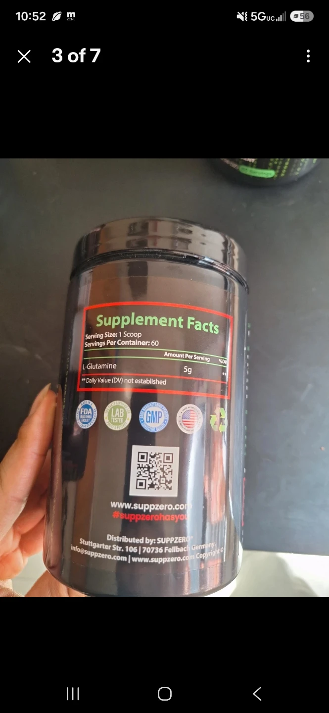SUPPZERO GLUTAMINE Powder - photo 2