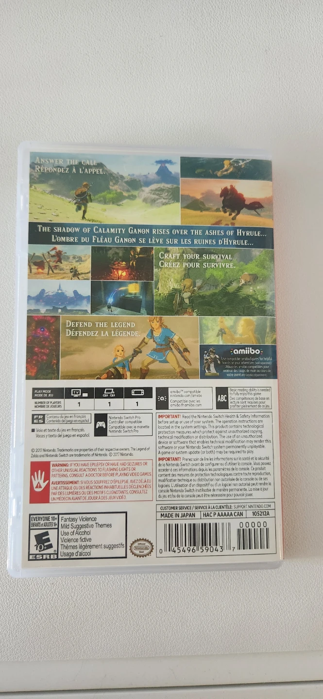 The Legend of Zelda: Breath of the Wild Nintendo Switch - photo 3