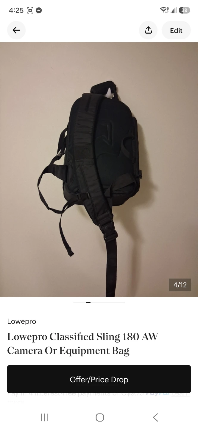 Lowepro Classified Sling 180 AW Camera Bag - photo 2