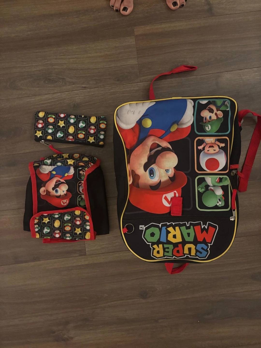 Super Mario Backpack and lunch box Set - photo 4