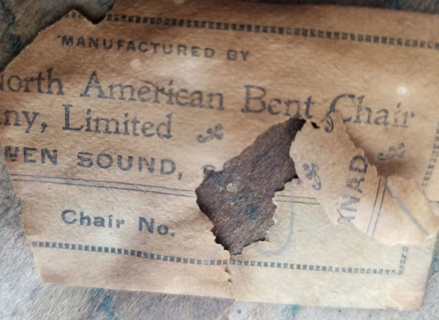 Two vintage chairs by the North American Bent Chair Co - photo 3