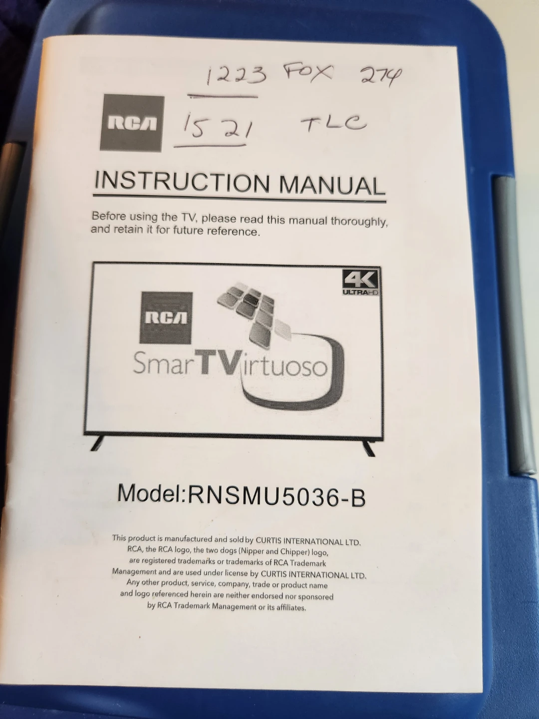 RCA 50" Smart TV Virtuoso Model RNSMU5036-B - photo 4