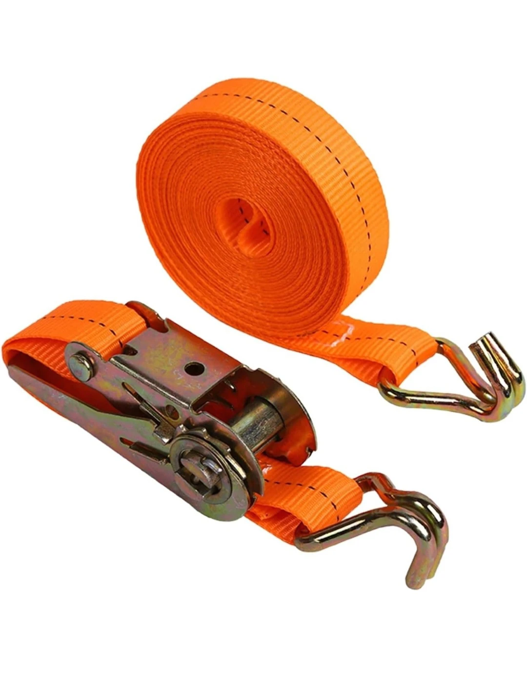 Orange Ratchet Tie Down Straps