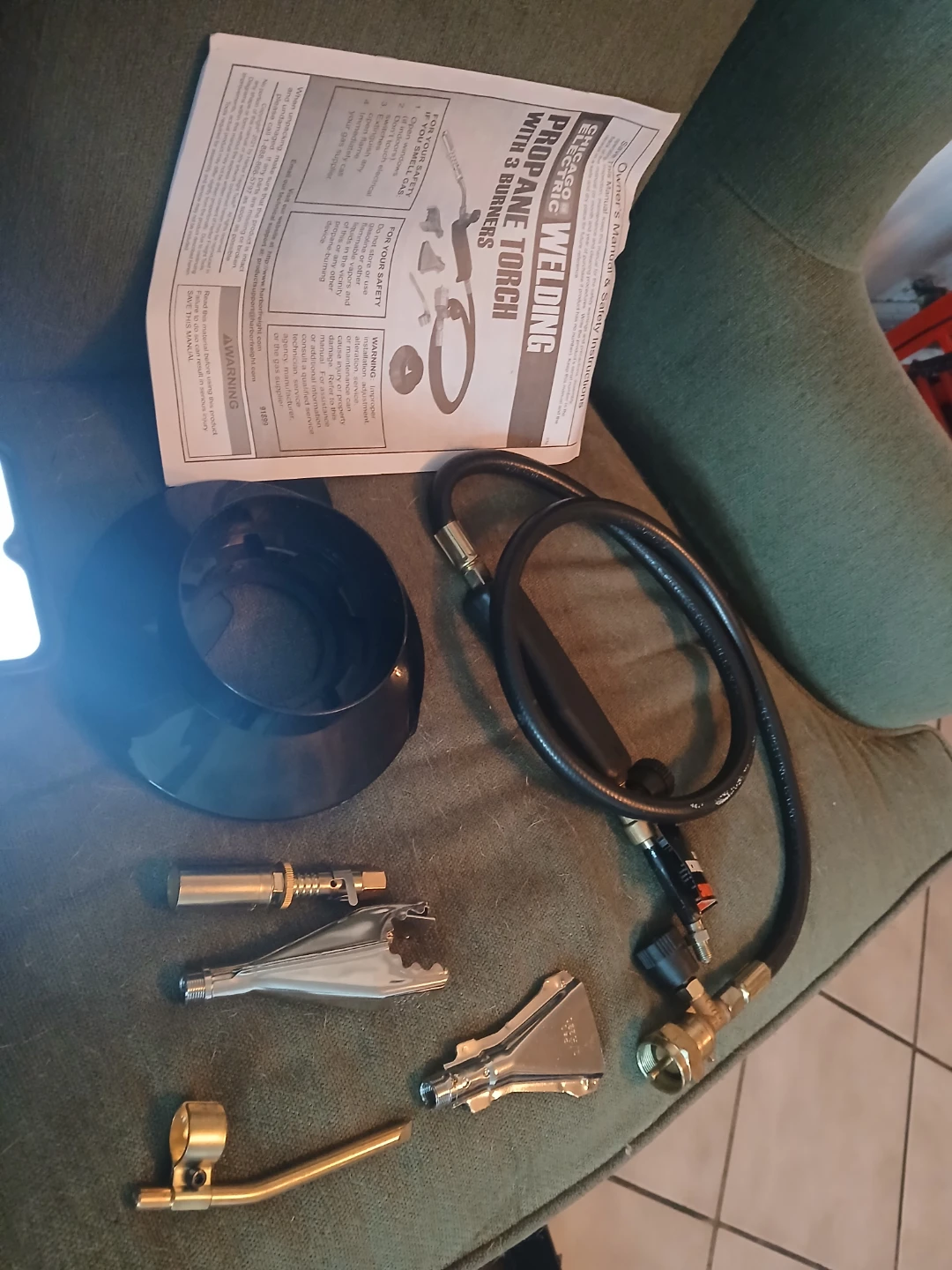Propein torch whit 3 burners - photo 2