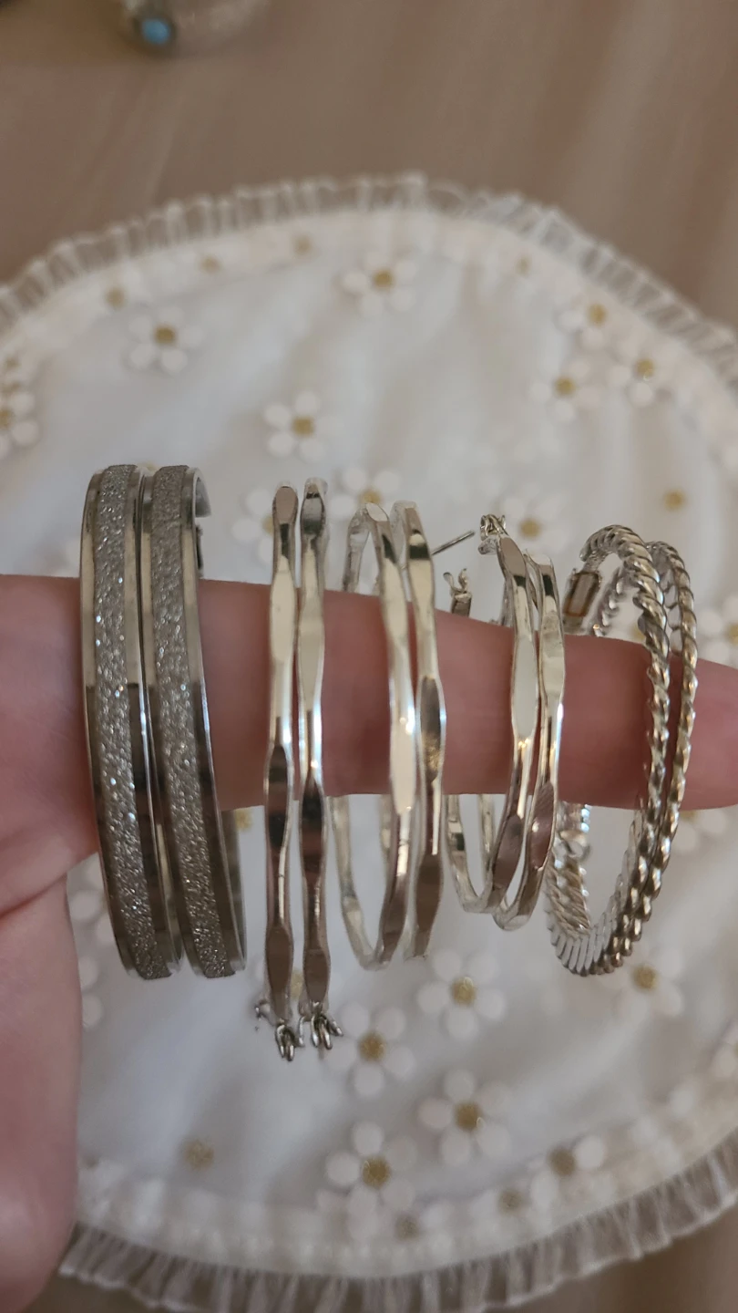 5 Hoop Earrings  for $5
